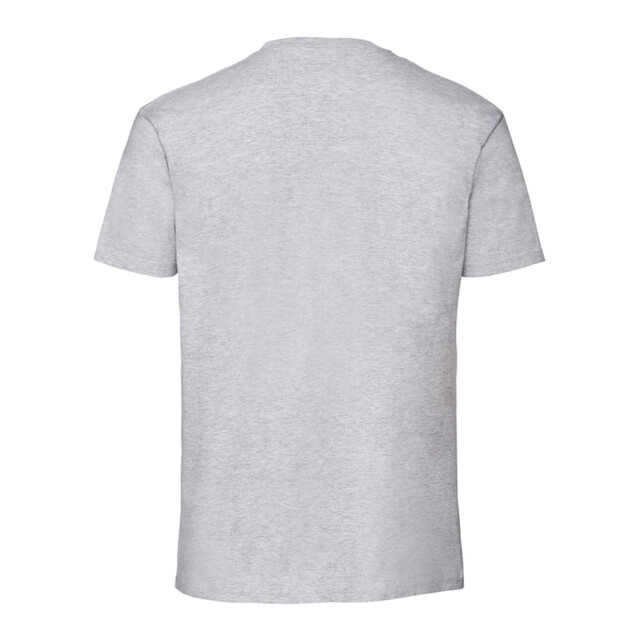 Fruit of the Loom Heren iconic premium ringspun katoen t-shirt UTFK3353_heathergrey large