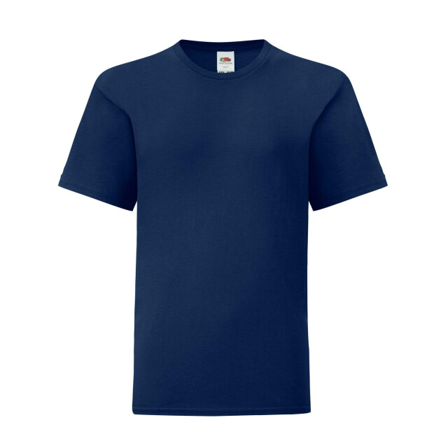 Fruit of the Loom Kinderen/kinderen iconic heather t-shirt UTFK3349_navy large