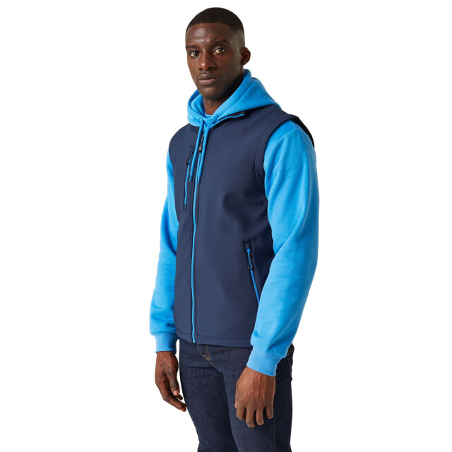 Regatta Heren navigate softshell 2-laags bodywarmer UTLT399_navyfrenchblue large