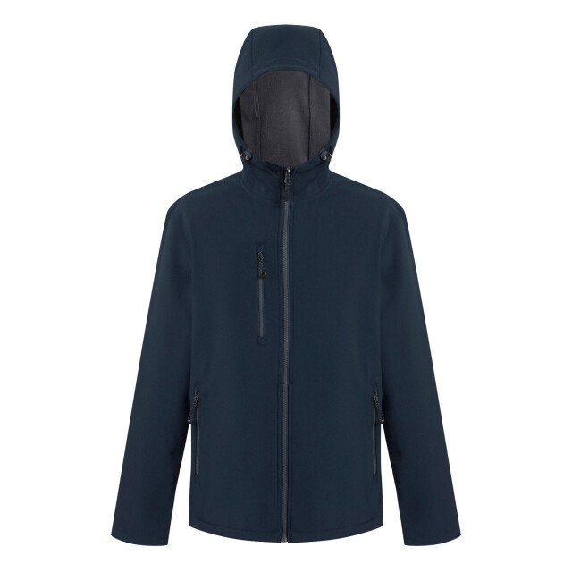 Regatta Heren navigate 2 layer soft shell jas UTLT394_navysealgrey large