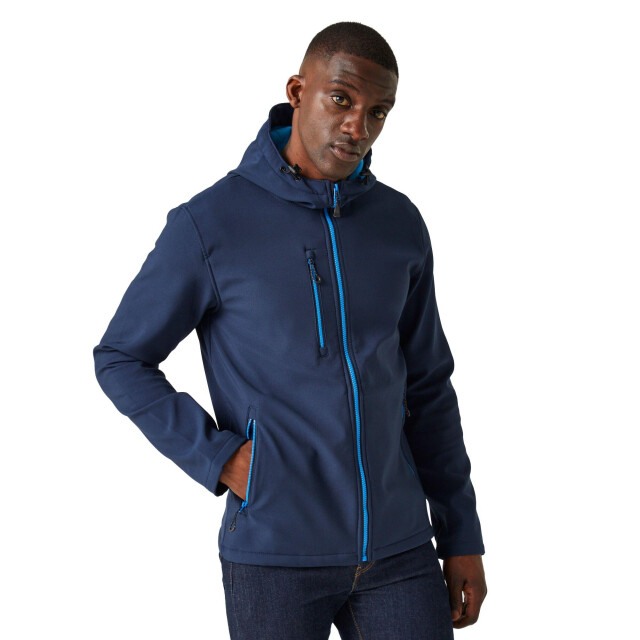 Regatta Heren navigate 2 layer soft shell jas UTLT394_navyfrenchblue large