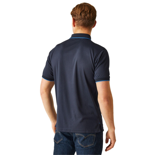 Regatta Heren navigate poloshirt met korte mouwen UTLT393_navyfrenchblue large