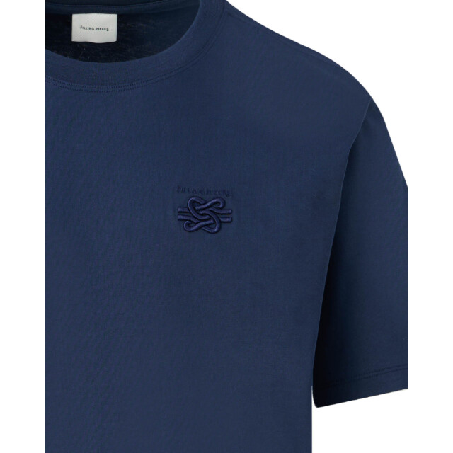 Filling Pieces Embroidered knot t-shirt 103852-001-M large