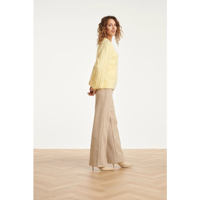 Smashed Lemon Damesgebreide vrouwelijke losvallende trui | 8720331366652 large