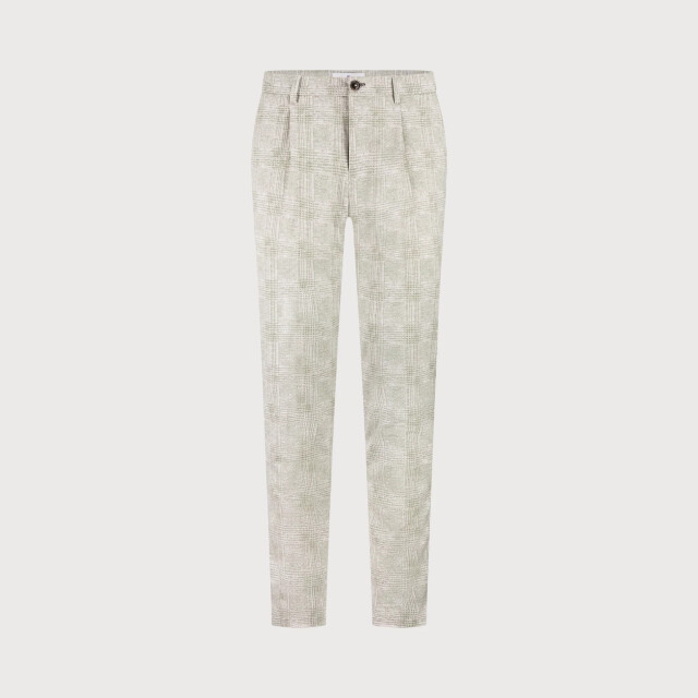 Blue Industry De chino met ruitmotief | STEVENW25-M5 large