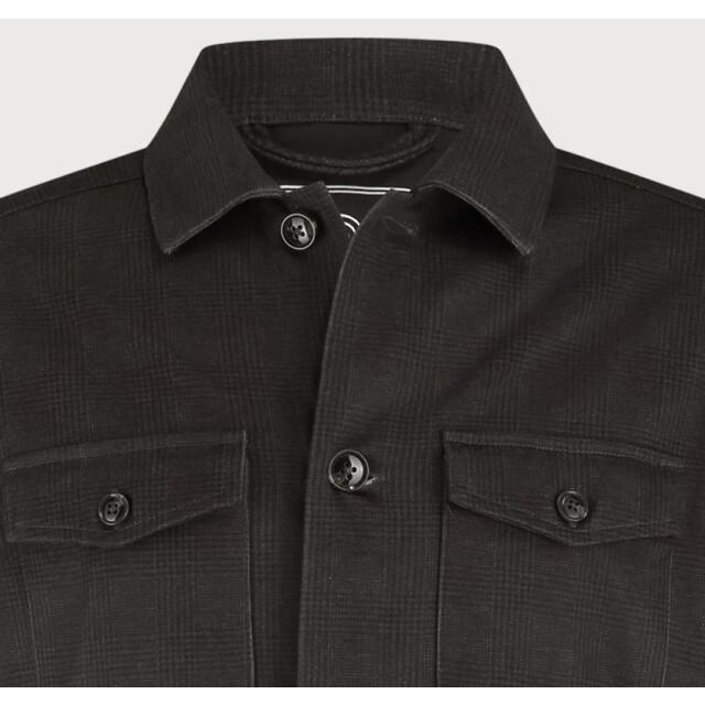 Blue Industry Het ruitmotief overshirt met knoopsluiting | NAPOLIW25-M3 large