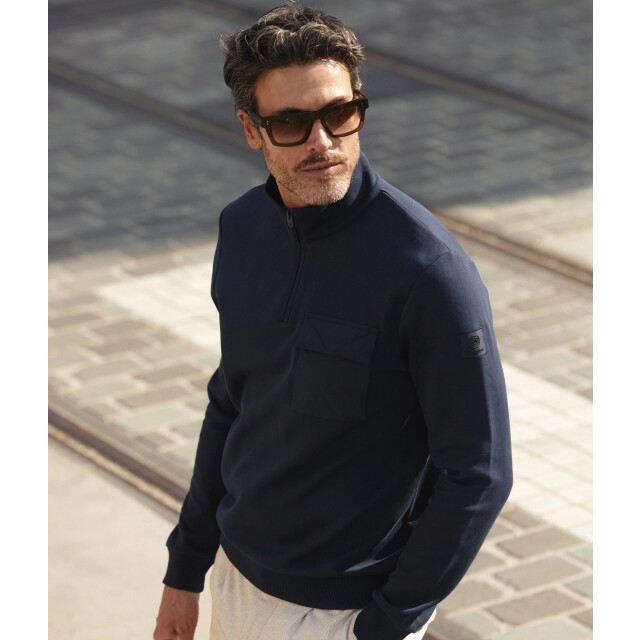 Blue Industry De half-zip sweater | KBIW25-M31 large