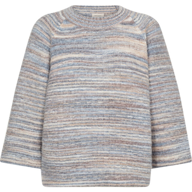 Free Quent Fqgrclas pulover star white-babyblue melange 206237-1302 large