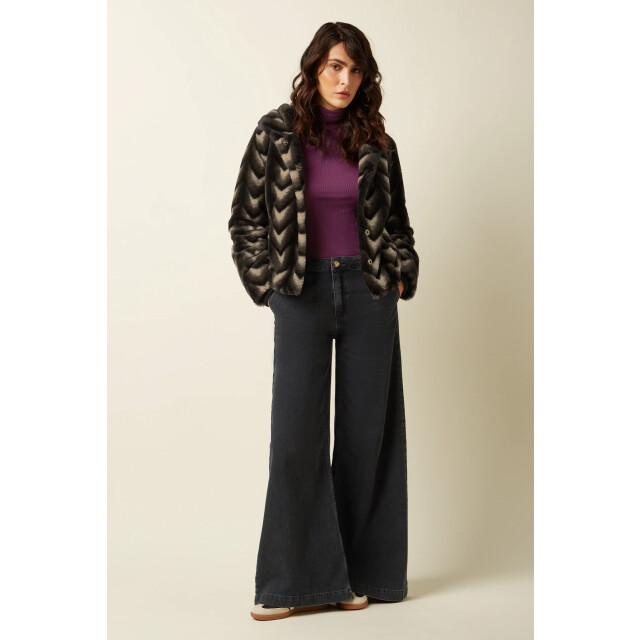 King Louie Judy coat deco fur 09922-001 large