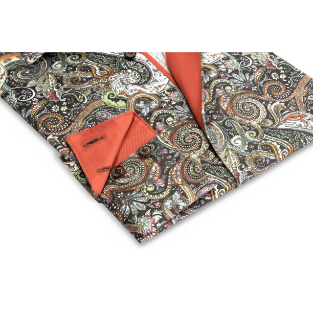 Circle of Gentlemen Leandro allover print overhemd met contrastdetails 100% co 234-20008-554- large