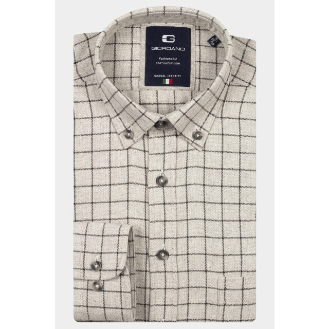Giordano Casual hemd lange mouw brando long sleeve button dow 527302/91 201148 large