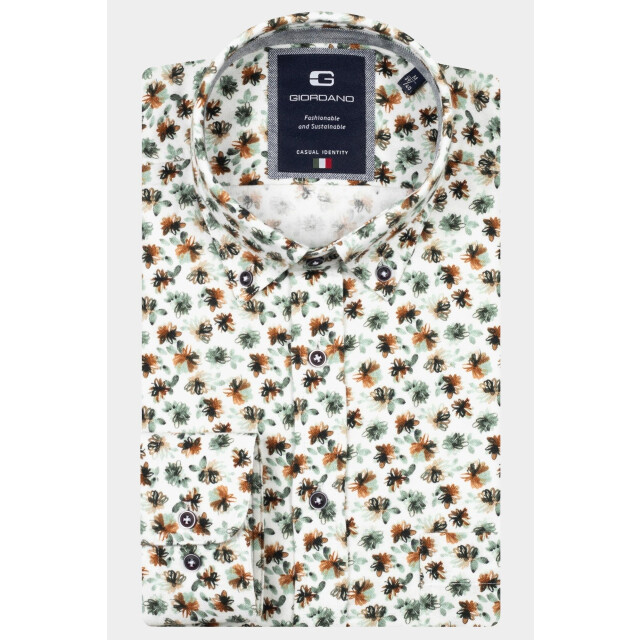 Giordano Casual hemd lange mouw brando long sleeve button dow 527017/70 201036 large