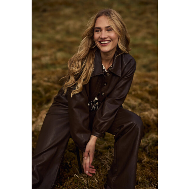 Nukus Nkf09007 268 fenna pants dark chocolate NKF09007  268 large