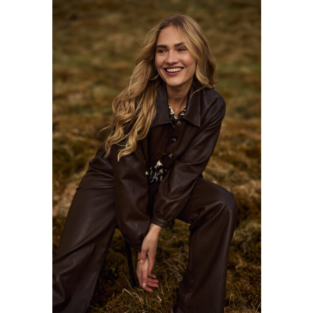 Nukus Nkf09007 268 fenna pants dark chocolate NKF09007  268 large