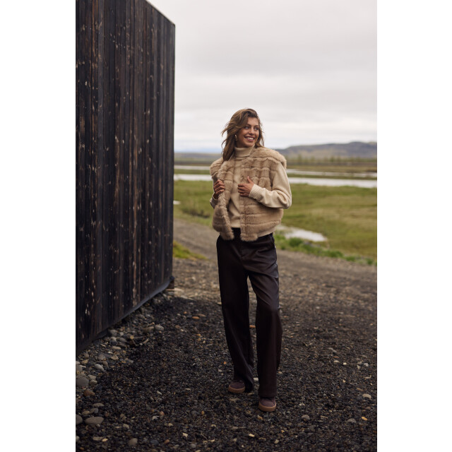 Nukus Nkf09007 268 fenna pants dark chocolate NKF09007  268 large