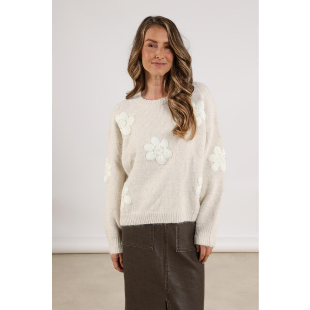 Nukus Nkf03034 17 chiaca pullover flower off white NKF03034  17 large