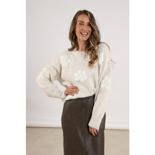 Nukus Nkf03034 17 chiaca pullover flower off white NKF03034  17 large