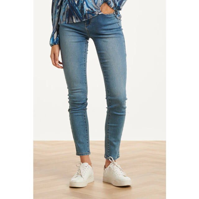 Smashed Lemon Mediumblauwe skinny jeans | 8720331383369 large