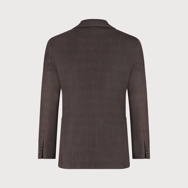 Blue Industry Het colbert met bruin ruitmotief | JBIW25-M3 large