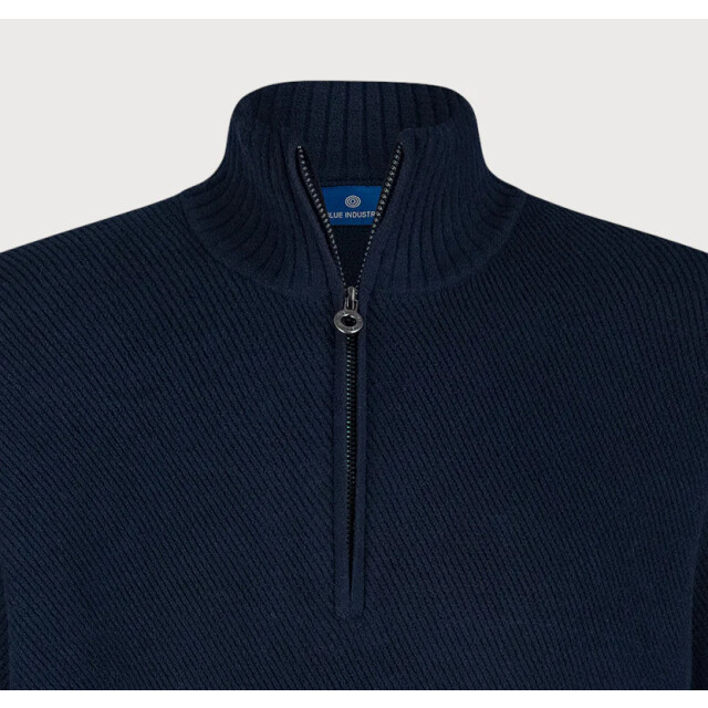 Blue Industry De chenille half-zip pullover | KBIW25-M16 large
