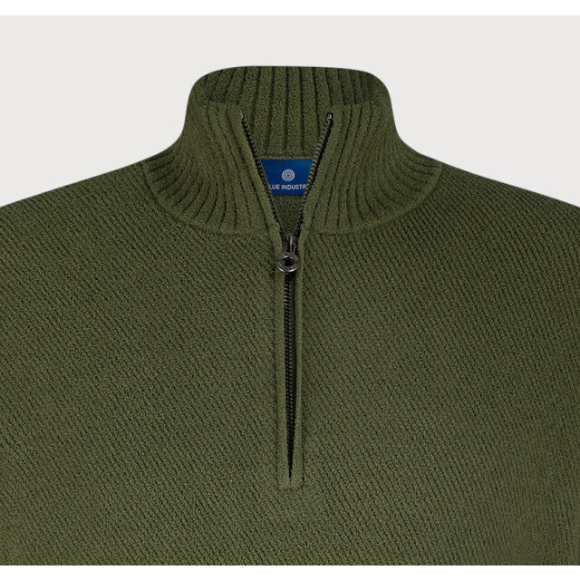 Blue Industry De chenille half-zip pullover | KBIW25-M16 large