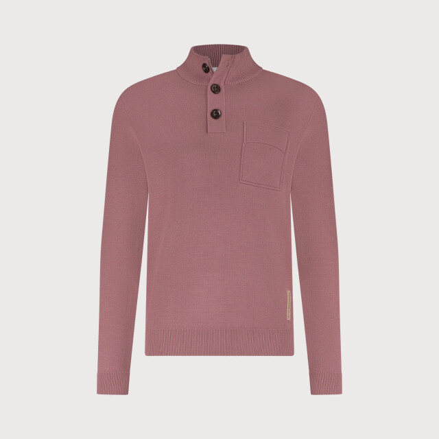 Blue Industry De pullover met knoop- en ritssluiting | KBIW25-M11 large