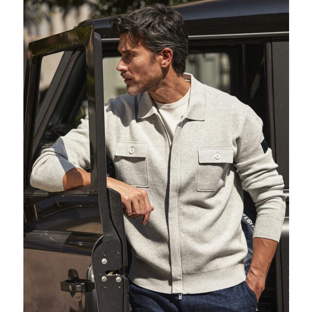 Blue Industry De knitted pullover met borstzakken | KBIW25-M12 large