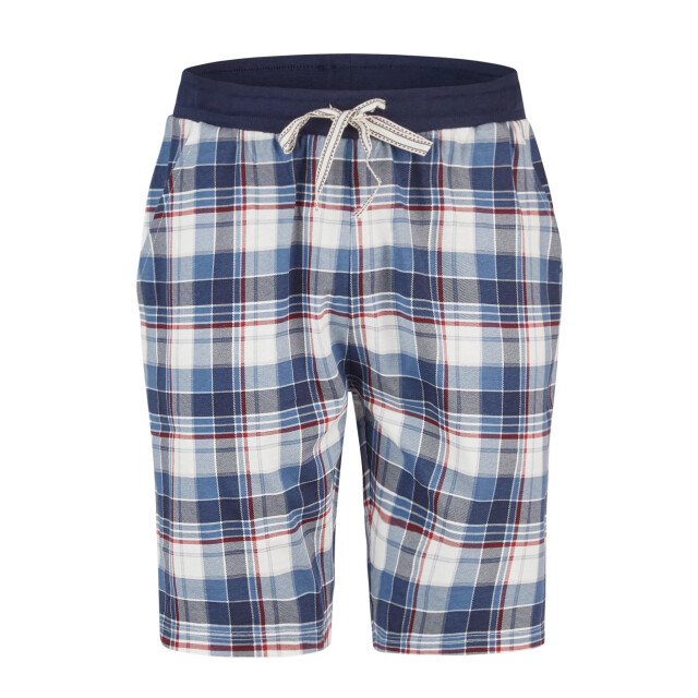 Phil & Co Heren korte pyjamabroek geruit/effen 2-pack PH-6172-02 large