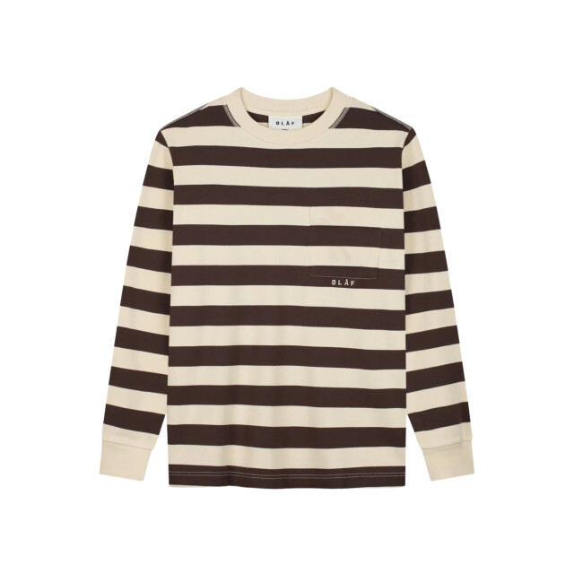 Olaf Hussein Striped rib crewneck sweaters m220204 M220204 large