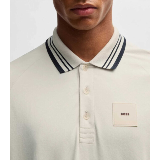 Hugo Boss Polo paddy rib s25 open beige bruin 50538176 large
