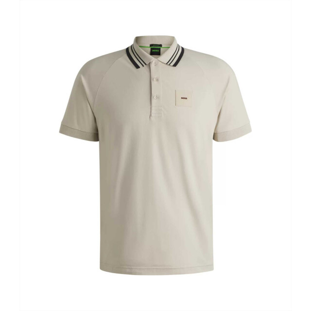 Hugo Boss Polo paddy rib s25 open beige bruin 50538176 large