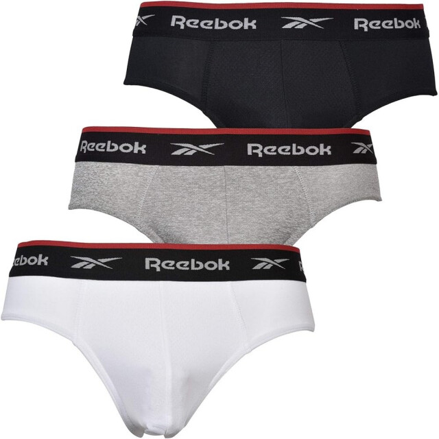 Reebok Heren wiggins sports briefs (set van 3) UTLT5272_blackgreymarlwhite large