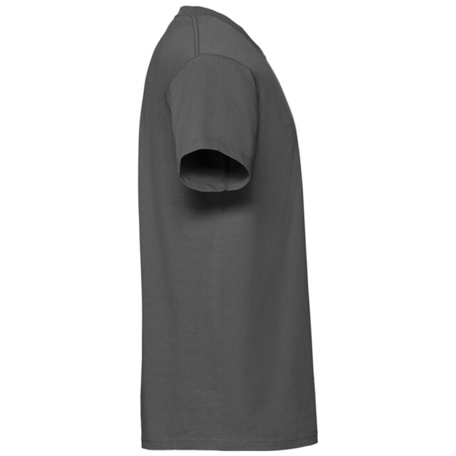 Fruit of the Loom Unisex volwassen iconic 195 t-shirt UTLT6282_lightgraphitesolid large