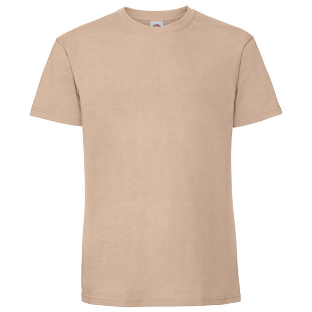 Fruit of the Loom Unisex volwassen iconic 195 t-shirt UTLT6282_desertsand large