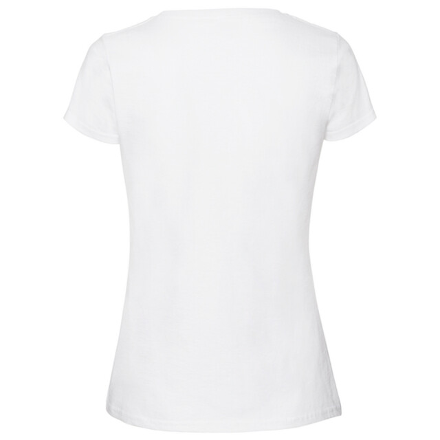 Fruit of the Loom Dames icoon 195 effen t-shirt UTLT6268_white large