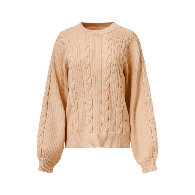 Smashed Lemon Damesgestructureerd gebreide trui | 8720331368656 large