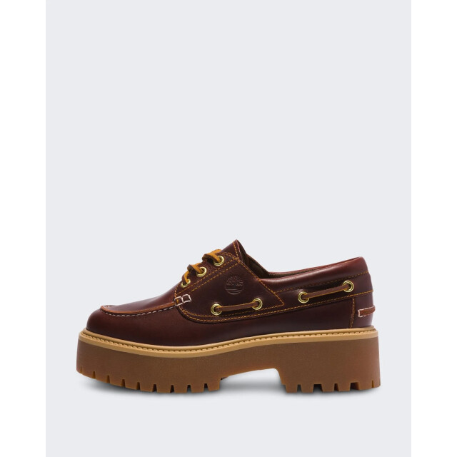 Timberland Dames stone street boat shoe TB0A2QDMD571-Rootbeer large