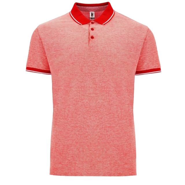 Roly Heren bowie poloshirt UTLT5088_heatherred large