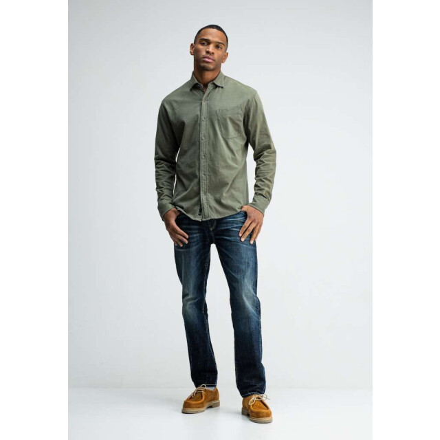 Butcher of Blue Aidan peached jersey shirt M2524035-708 large