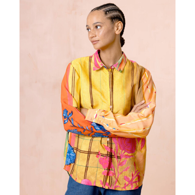 Oilily Blouse lange mouw f25wbl5091 bregje Oilily Blouse lange mouw F25WBL5091 BREGJE large