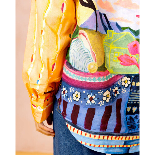Oilily Blouse lange mouw f25wbl5091 bregje Oilily Blouse lange mouw F25WBL5091 BREGJE large