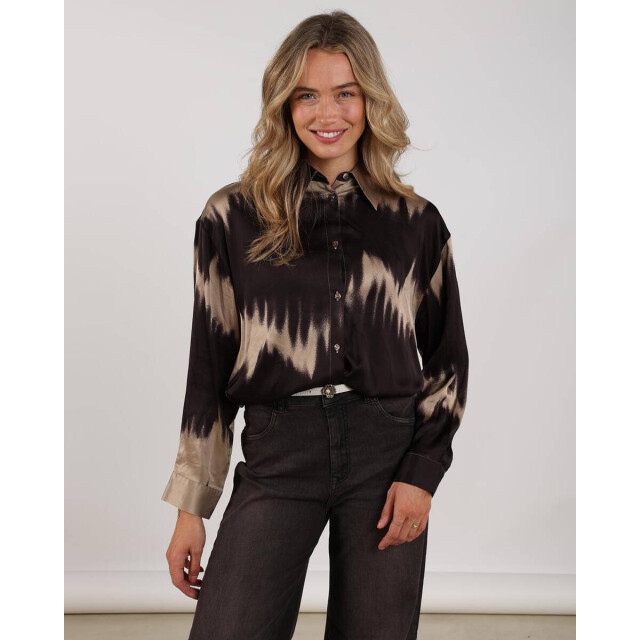 Nukus Blouse lange mouw nkf02064 iris Nukus Blouse lange mouw NKF02064 IRIS large