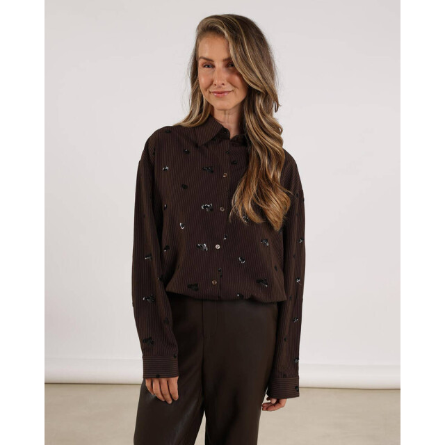 Nukus Blouse lange mouw nkf02070 iris Nukus Blouse lange mouw NKF02070 IRIS large