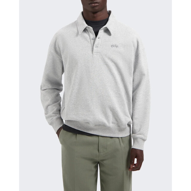 Olaf Hussein Heren signature oversized polo M2202164-Grey large