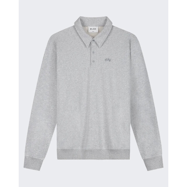 Olaf Hussein Heren signature oversized polo M2202164-Grey large