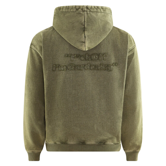 Bram's Fruit Heren cut & sew quarter zip hoodie 942-942 large