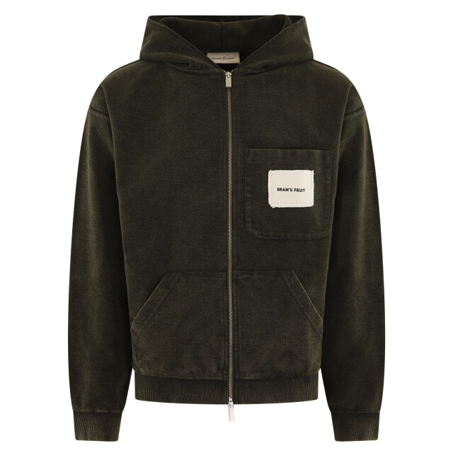 Bram's Fruit Heren chest pocket zipper hoodie 971-971 large