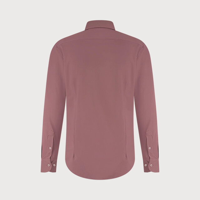 Blue Industry Het uni stretch overhemd | 6004.52-ROSE large