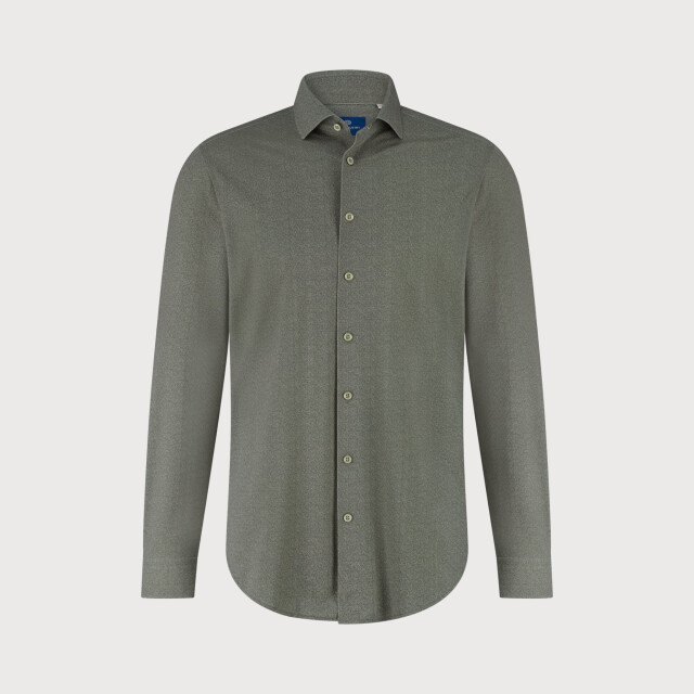 Blue Industry Het gemêleerde overhemd | 6011.52-ARMY large