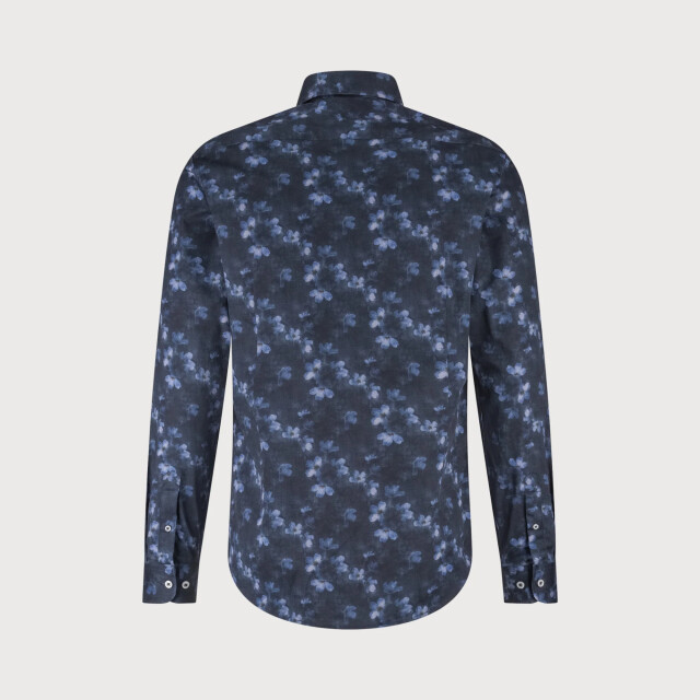 Blue Industry Het overhemd met bloemenprint | 6003.52-NAVY large